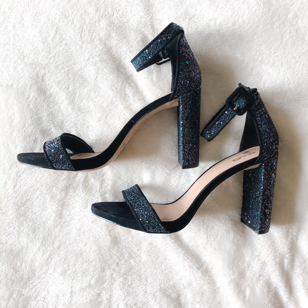 Mix no. 6 Glitter Block Heels